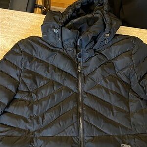 EUC Kenneth Cole Reaction - Black Quilted Puffer Jacket